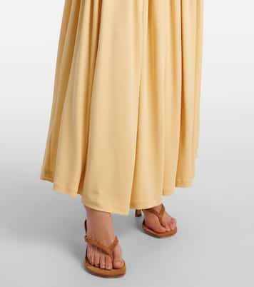 Gathered jersey maxi skirt | Aya Muse