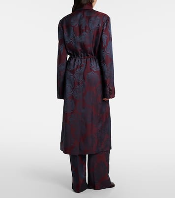 Printed wrap coat | Dries Van Noten