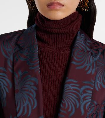 Printed wrap coat | Dries Van Noten