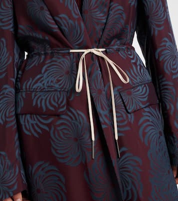 Printed wrap coat | Dries Van Noten