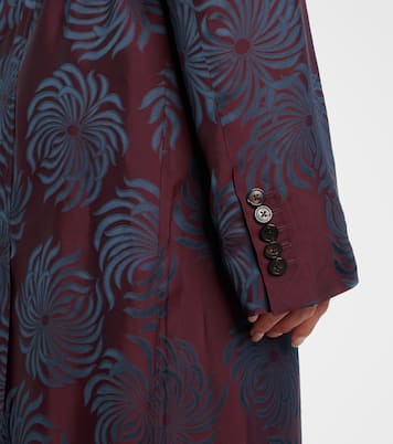 Printed wrap coat | Dries Van Noten