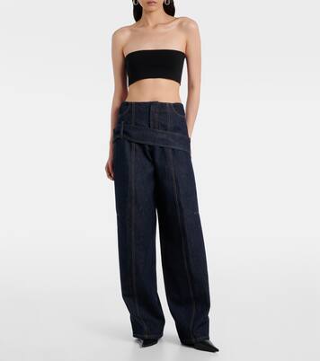 Runway low-rise wide-leg jeans | Sportmax