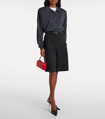 Croydon wool-blend polo sweater | The Frankie Shop