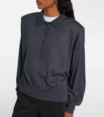 Croydon wool-blend polo sweater | The Frankie Shop