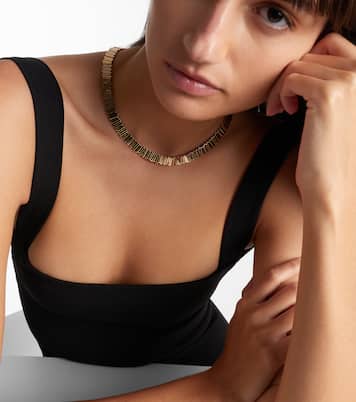 Collar Jagged de oro rosa de 18 ct  | Suzanne Kalan