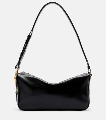 Half Horsebit Medium leather shoulder bag | Gucci