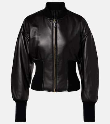 Leather bomber jacket | Alaïa