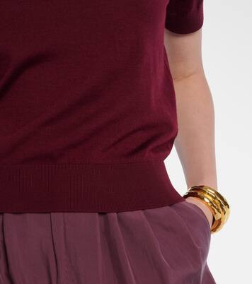 Wool, cashmere, and silk sweater | Saint Laurent