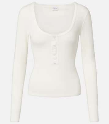 Cotton jersey Henley shirt | Chloé