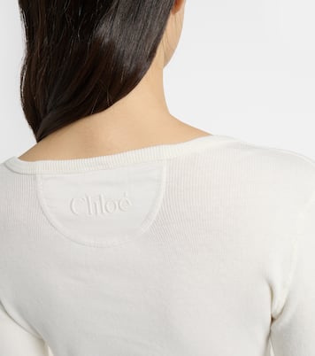 Cotton jersey Henley shirt | Chloé