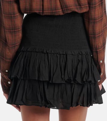 Naomi tiered cotton-blend miniskirt | Marant Etoile