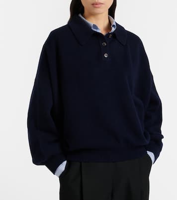 Etta cashmere polo sweater | Lisa Yang