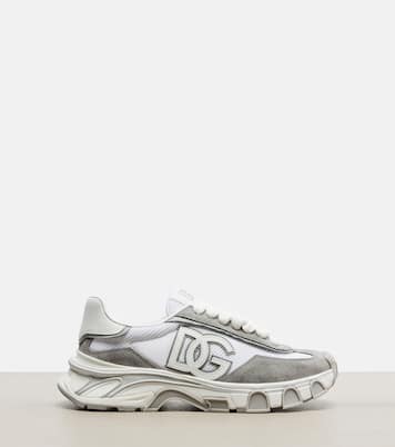 Runner suede-trimmed sneakers | Dolce&Gabbana