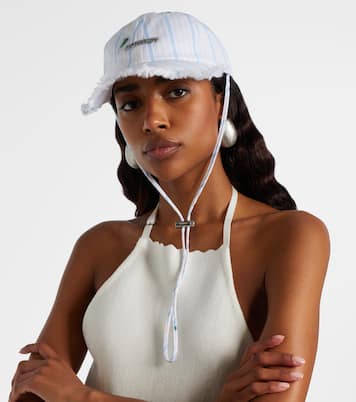 Artichaut条纹棉质帆布棒球帽 | Jacquemus