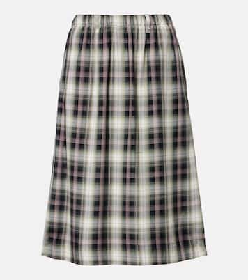 Izetta checked midi skirt | Acne Studios