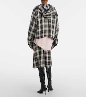 Izetta checked midi skirt | Acne Studios