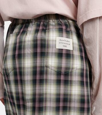 Izetta checked midi skirt | Acne Studios