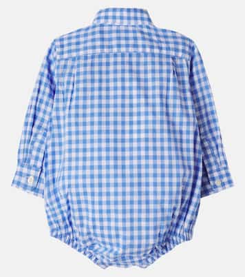 Baby - Body in cotone a quadri | Polo Ralph Lauren Kids
