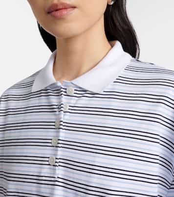 Polo oversize rayé en coton | Róhe