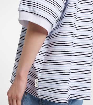 Polo oversize rayé en coton | Róhe