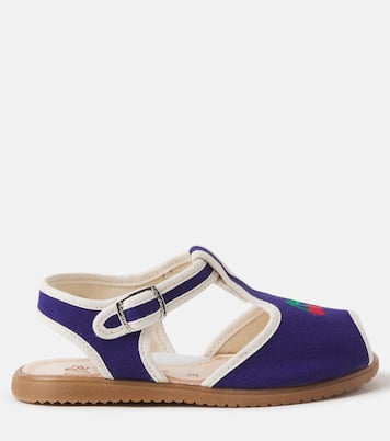 Alex embroidered canvas sandals | PèPè