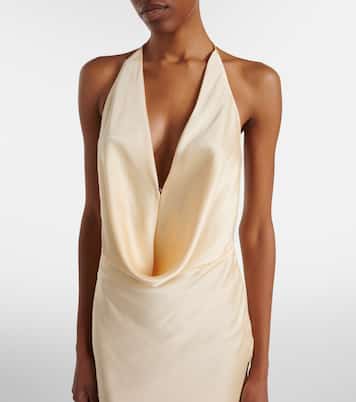 Draped chiffon maxi dress | Rotate
