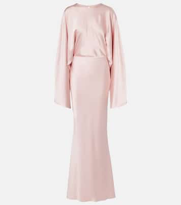 Reverse Obie satin gown | Norma Kamali