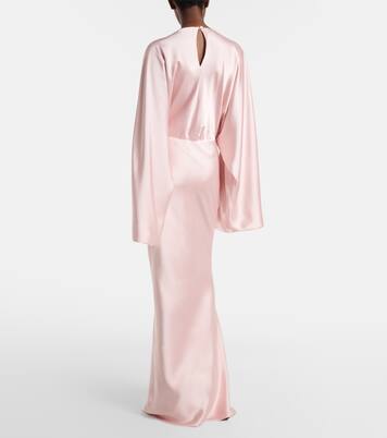 Reverse Obie satin gown | Norma Kamali
