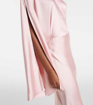 Reverse Obie satin gown | Norma Kamali