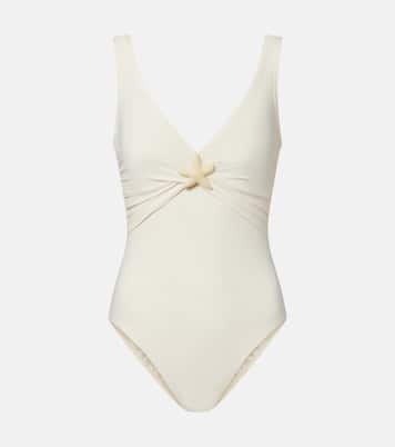 Starfish embellished swimsuit | Karla Colletto