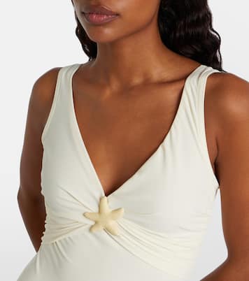 Starfish embellished swimsuit | Karla Colletto