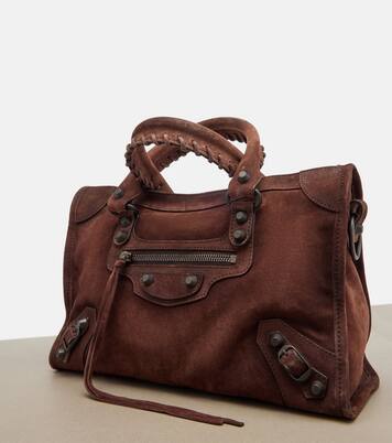 Le City Small suede tote bag | Balenciaga