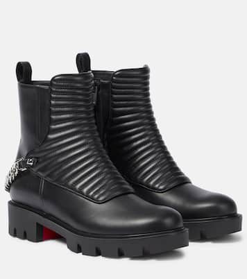 Botas de combate Maddic Max de piel | Christian Louboutin