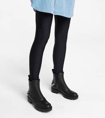 Botas de combate Maddic Max de piel | Christian Louboutin