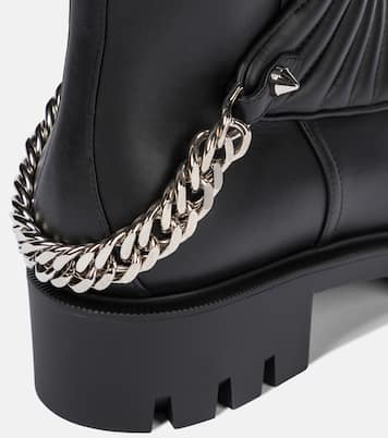 Botas de combate Maddic Max de piel | Christian Louboutin