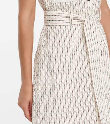 Miniabito in misto cotone a quadri | Victoria Victoria Beckham