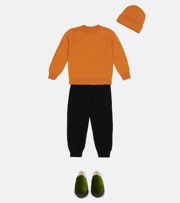 Mocassins Friulane en velours | The Row Kids