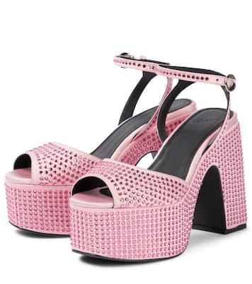 Bridge embellished platform sandals | Coperni