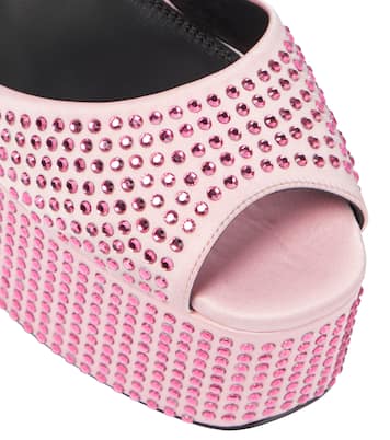 Bridge embellished platform sandals | Coperni