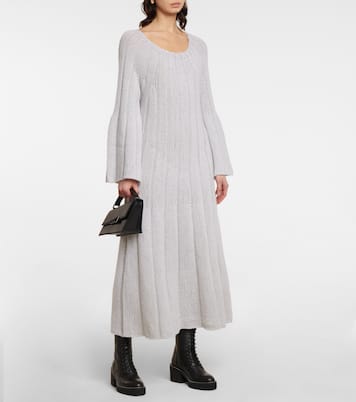 Wool and cashmere midi dress | Khaite