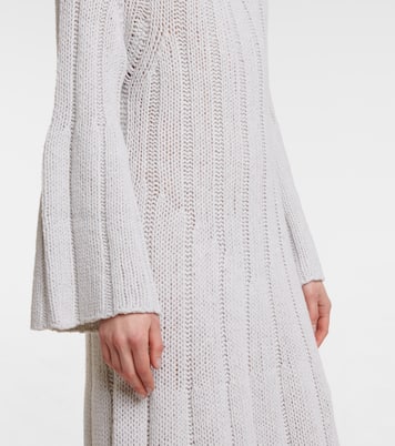 Wool and cashmere midi dress | Khaite