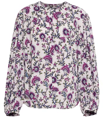Blusa Brunille en mezcla de seda | Isabel Marant