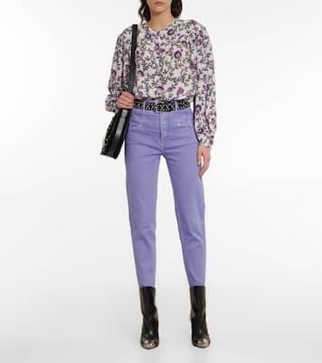 Blusa Brunille en mezcla de seda | Isabel Marant