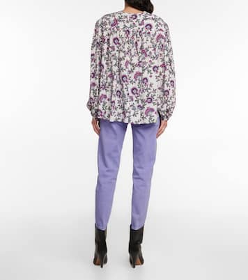 Blusa Brunille en mezcla de seda | Isabel Marant