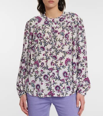 Blusa Brunille en mezcla de seda | Isabel Marant