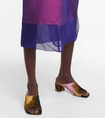 Sandali in velluto | Dries Van Noten