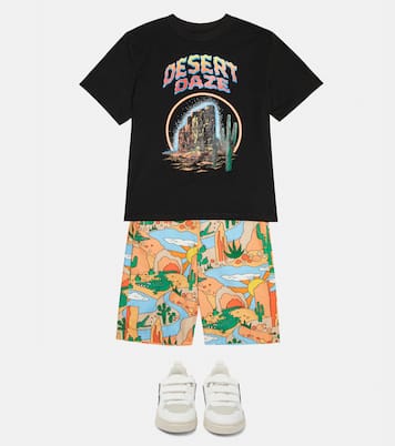 Camiseta en punto de algodón estampada | Stella McCartney Kids