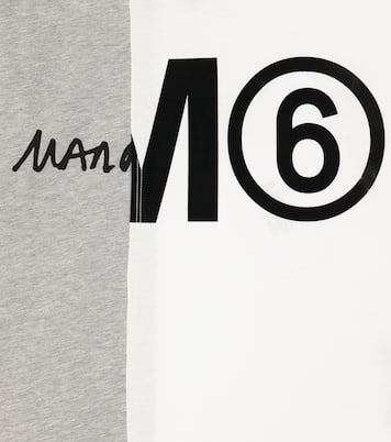 Sudadera con capucha de algodón con logo | MM6 Maison Margiela Kids