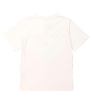 T-shirt in jersey di cotone con logo | MM6 Maison Margiela Kids