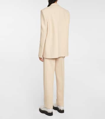 Single-breasted wool-blen blazer | Peter Do